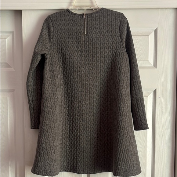 Fantastic Fawn Long Sleeve Thick Knit Gray Mini Dress Size M - Picture 7 of 7